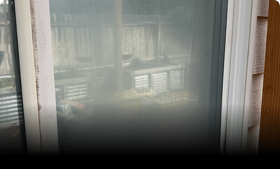 Before exterior cleaning — SliDING GLASS DOOR Kennewick