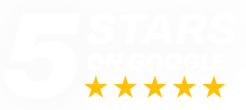 Five stars on Google